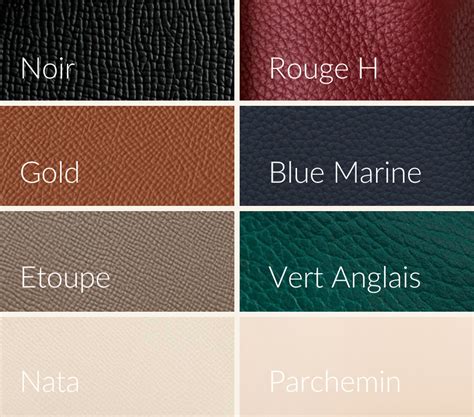 Hermes color chart